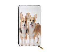 Bryptxztxt Lovely Dogs Women's Long Wallet - Large Capacity Pu Leather Purse with Card Holder Case Credit Coin Wallets & Zipper, Clutch Purses for Ladies & Girls