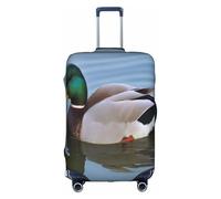 Bryptxztxt Luggage Cover Mallard Ducks - Travel Protector Trolley Case Covers, Scratch-Resistant & Elastic Suitcase Protective Cover for S/M/L/XL Sizes