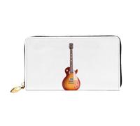Bryptxztxt Music Guitar Women's Long Wallet - Large Capacity Pu Leather Purse with Card Holder Case Credit Coin Wallets & Zipper, Clutch Purses for Ladies & Girls