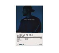 Bryson Tiller - A N N I V E R S A R Y - Album Art Poster - Home Decor - Wall Art - Tracklist - Unfra Poster Decorative Painting Canvas Wall Posters And Art Picture Print Modern Family Bedroom Decor Po