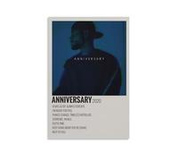 Bryson Tiller Anniversary Cover Anti Splash Art Posters Living Room And Bedroom Hanging Paintings Suitable for Multiple Scenarios No Need for Punching Easy to Install Suitable for Gifts And Personal U