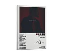 Bryson Tiller Trapsoul Album Cover Aesthetic Limited Posters Signed Rapper Music Posters Dorm Decor Bedroom Posters Print Canvas Wall Art Room Teen and Girls 12x18inch(30x45cm) Frame-Style