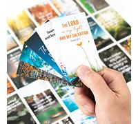 BRYTEFY 100 Mini Prayer Cards for Women and Men with Full Scripture, Bulk Religious Motivational Cards with Inspirational Scripture, Bulk Inspirational Religious Christian Gifts for Women and Men