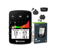 Bryton GPS Rider 650T Cycle Computer with Sensor Bundle including Speed, Cadence and Heart Rate Monitor, 2.8" Colour Touchscreen
