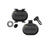 Bryton Magnet-free Smart Cycling Cadence Sensor & Speed Sensor Twin Set both with Dual ANT+/BLE 4.0 Technology for Wireless Data on your Bike Computer and Smartphone