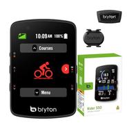 Bryton Rider 550 GPS Cycle Computer, Navigation with Sensor Bundle including Speed, Cadence and Heart Rate Monitor, 2.8 Inch Colour Screen