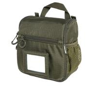 Brytzky Tactical Clean Toiletry Bag - Cosmetic Bag Toiletry Bag Men Women Rip-Stop with Hooks, Mirror & Organiser for Travel & Outdoor Use, olive, Minimalist