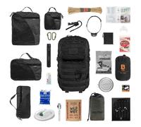 Brytzky Tactical Polygon Large Black V2 Bug Out Bag 36 l - with equipment