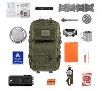Brytzky Tactical Polygon Large Bug Out Bag Olive Large V2 36 l - with equipment