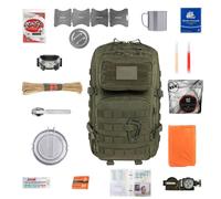 Brytzky Tactical Polygon Large Bug Out Bag Olive Medium V2 36 l - with equipment