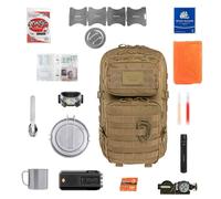Brytzky Tactical Polygon Large Coyote Large V2 Bug Out Bag 36 l - with equipment