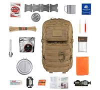 Brytzky Tactical Polygon Large Coyote Medium V2 Bug Out Bag 36 l - with equipment