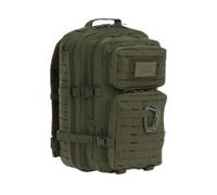 BRYTZKY Tactical Polygon Large Laser Cut Backpack 36L - MOLLE Military Tactical Backpack for Hiking Women Men Camping Survival German Army, olive, 36 L, Tactical