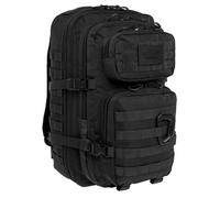 BRYTZKY Tactical Polygon Large MOLLE Military Rucksack 36L Black - Heavy Duty Tactical Army Backpack for Men, Oxford 600D, 2 Compartments, Adjustable Hip Belt, Hydration Pocket, D-Rings, 51×29×28 cm