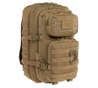 BRYTZKY Tactical Polygon Large MOLLE Military Rucksack 36L Coyote - Heavy Duty Tactical Army Backpack for Men, Oxford 600D, 2 Compartments, Adjustable Hip Belt, Hydration Pocket, D-Rings, 51×29×28 cm