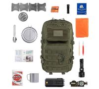Brytzky Tactical Polygon Large Olive Bug Out Bag 36 l - with equipment