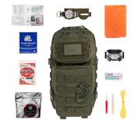 Brytzky Tactical Polygon Small 20 l Olive V2 Bug Out Bag - with equipment