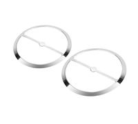 BRZENYTV Speaker Grills Trim Ring Covers Compatible With Harley GL Ultra | Fits FLHTCUTG 2014 And Newer Models