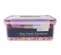 BS 2 x 1.1L Clip & Lock Plastic Food Kitchen Storage Containers Set