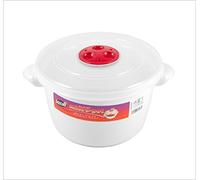 BS 2 x 1.5 litre Microwave Pot Tub with Ventilated Lid Heating Food Cooking