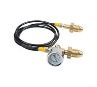 BS 341 No.3 for Argon Cylinder Adapter Hose G5/8 RH - 2000 PSI Stainless Steel for Braided Refill Station Transfer for TIG Welding(Style 5)
