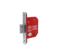 BS 3621 5 Lever Dead Lock ERA Fortress Retro Fit - Certified Mortice Lock for Wooden Doors Featuring Durable Steel Case Smooth Key Operation Precision Fit and Reliable Security (Satin Stainless, 66mm)