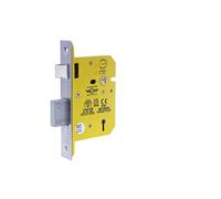 BS 3621 5 Lever Sash Lock CE/CERTFIRE/FD - Certified Fire Rated Mortice Lock for Wooden Doors Offering Durable Steel Case Smooth Latch Action and Precision Secure Fit (Electro Brass, 76mm)