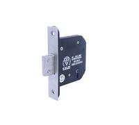 BS 3621 Capstone 5 Lever Dead Lock - Certified Mortice Lock for Wooden Doors Featuring Solid Steel Case Strong Deadbolt Smooth & Long-Lasting Door Protection (Matt Black, 76mm)