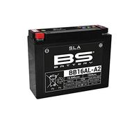 BS battery 300839 BB16AL A2 12 V SLA AGM Motorcycle Battery (Black)