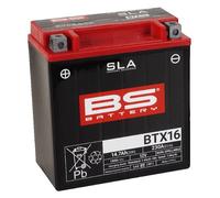 BS BATTERY BS BTX16 SLA KAWASAKI, SUZUKI, BMW, TRIUMPH, PIAGGIO, GILERA 300763