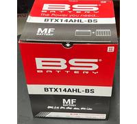 BS Battery BTX14AHL-BS Motorcycle Battery Comes with fluid inside