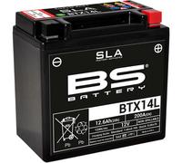 Bs Battery Btx14l Agm Battery Black