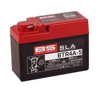 BS Battery Maintenance-Free Battery For Honda SFX 50 1996-2000 Black
