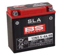 BS Battery SLA Factory Sealed 12N5.5-4A/4B Maintenance Free Motorcycle Battery