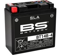 BS Battery SLA AGM Battery For Yamaha BT 1100 2002-2006 Black