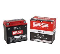 BS Battery SLA Factory Sealed BTX14L Maintenance Free Motorcycle Battery
