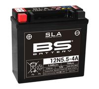 BS Battery SLA Factory Sealed 12N5.5-4A/4B Maintenance Free Motorcycle Battery