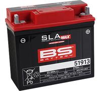 BS Battery SLA Max Factory Sealed 51913 Maintenance Free Motorcycle Battery