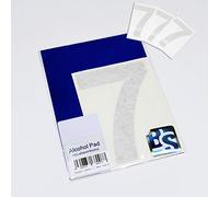 BS® Large Waterproof Non-fading Self Adhesive Vinyl Numbers | 7 (SEVEN) | 150mm | Pack of 4 | WHITE | Wheelie Bin Numbers