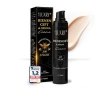 BS Luxry Bee Venom & Senna Cream 100 ml - Bee Venom Ointment Against Spider Veins, Cellulite, Osteoarthritis & Varicose Veins - Care for Sensitive Skin & Connective Tissue - 300 Bee Stings Active