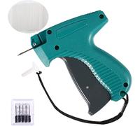 BS ONE Stitch Gun for Clothes Stitchy Quick Clothing Fixer Micro Quick Stitch Gun with 6 Needles,2000 Fasteners Easy to Use for Tagging/Sewing/Quilting/Hemming/Stitching Fixing(Green)