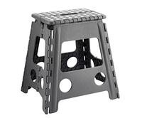 BS Plastic Large Multi Purpose Folding Foldable Easy Storage Step Stool NEW (GREY)