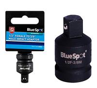 BS Professional Impact Adaptor | Socket Reducer | from 1/2'' Female Drive to 3/8'' Male Drive | Air & Hand Tools | DIY | UK Free P&P