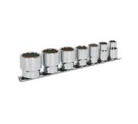 (BS) Sealey AK2676 - Socket Set 7pc 3/8"Sq Drive Whitworth