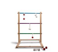 BS Toys Ladder game - Throwing game - Ideal for Indoors & Outdoors - Suitable for Children from 6 years - For an unlimited number of players - White & Red Balls - 75 x 55 cm