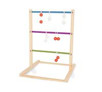BS Toys Ladder game - Throwing game - Ideal for Indoors & Outdoors - Suitable for Children from 6 years - For an unlimited number of players - White & Red Balls - 75 x 55 cm