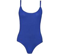 BS Traders Women’s Cami Bodysuit Sleeveless Camisole Leotard Vest Top Strappy Stretch Fit in Plain (Royal, 12-14)