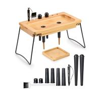 BS-VOG Rolling Tray Set: Wooden Cone Loader & Foldable Rolling Machine