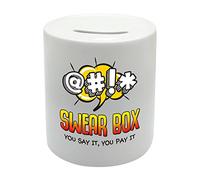 BS049 SW**R BOX You Say It, You Pay It Novelty Gift Printed Ceramic Piggy Bank Money Saving Box