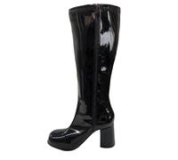 (BS12733) - New Ladies Womens Fancy Dress Party GO GO Boots 1960s & 1970s Retro (3 UK, Black)